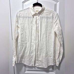 Burberry Women's Dress Shirt, Size US 6, White